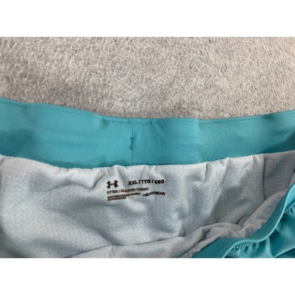Under Armour Fitted Loose Fit Lined Running Shorts (Women's XXL) Blue - Picture 3 of 10